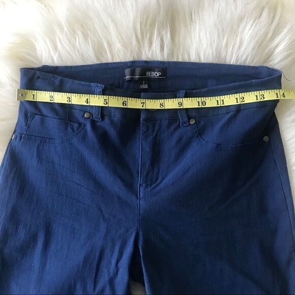 Bebop Navy Blue Slacks/Pants, Size 7 - Picture 5 of 9